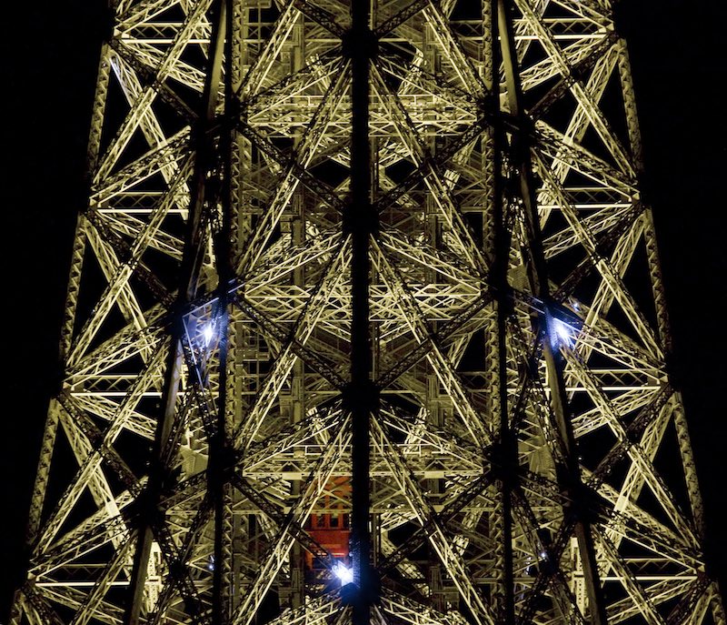 The Inner Eiffel Tower at Night, 2009