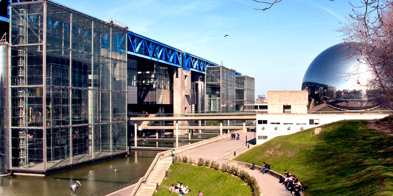 Exterior of the Cite; des Sciences science museum