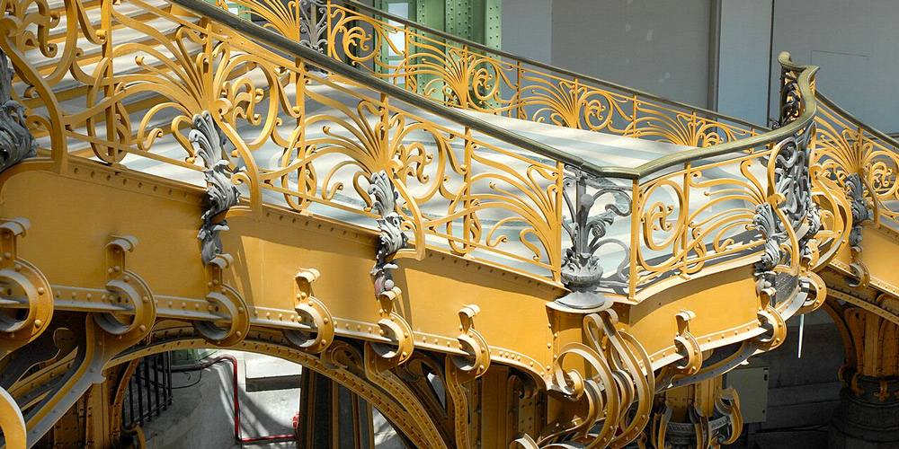 Detail of L'Escalier d'Honneur at the Grand Palais