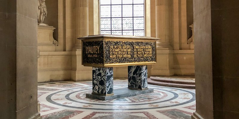 The sarcophagus of Marshal Lyautey, photo by Mark Craft