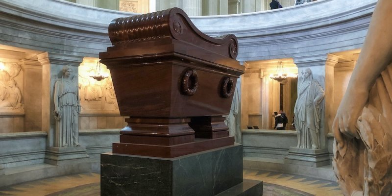 The sarcophagus of Napoleon beneath the golden dome, photo by Mark Craft