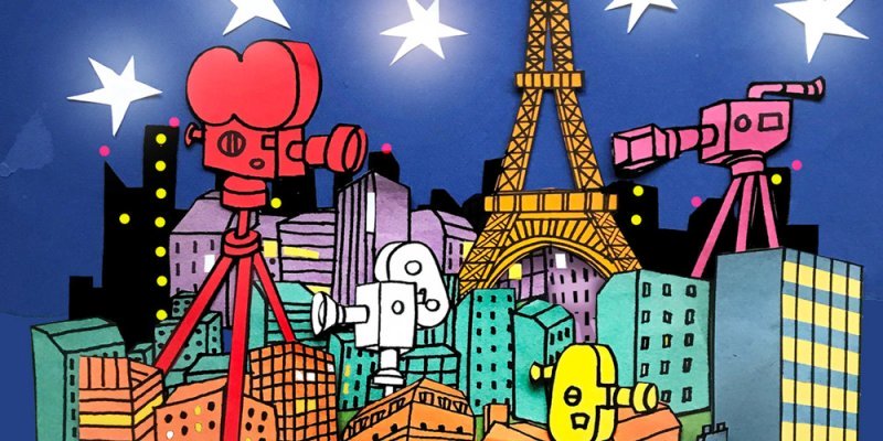 Graphic Illustration for the 2025 edition of Nuit Blanche Paris, Ville de Paris by Michel Gondry