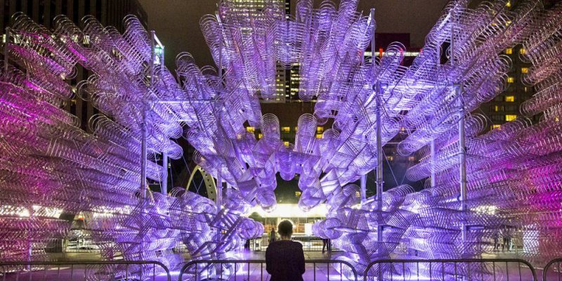 Installation by Ai Weiwei at Nuit Blanche Toronto, photo Nuit Blanche Toronto