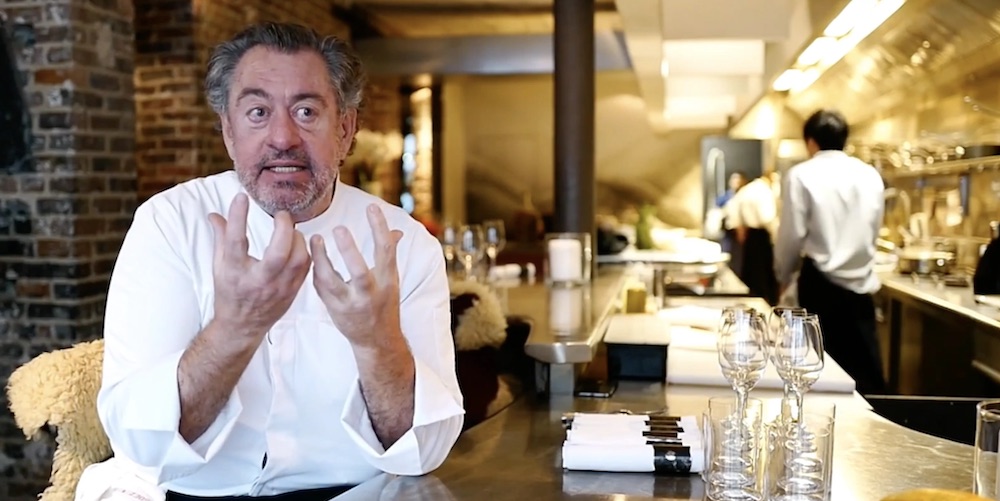 Chef Bruno Verjus at the simply named Table, photo Table