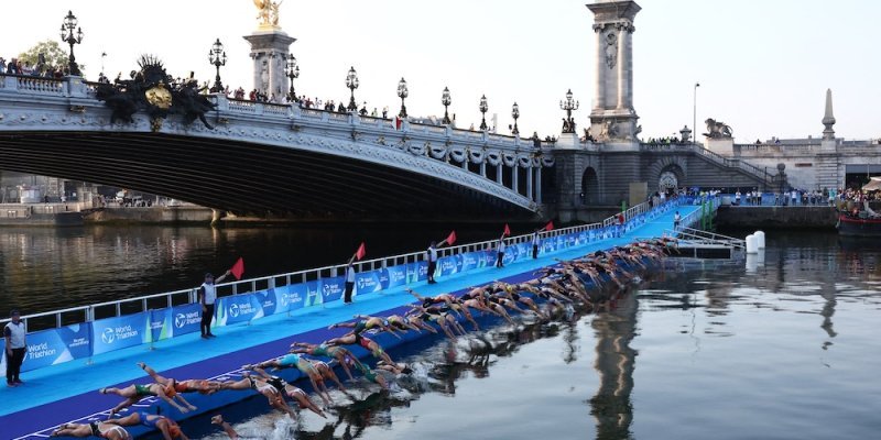 2024: Swimming in the Seine during the Olympics, photo Reuters