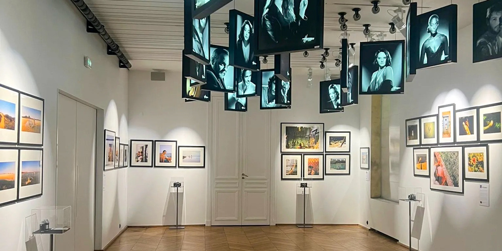 An exhibition at the 99 Cameras Museum in Paris