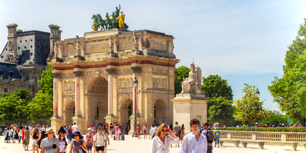 Arc de Triomphe du Carrousel, photo by Mark Craft