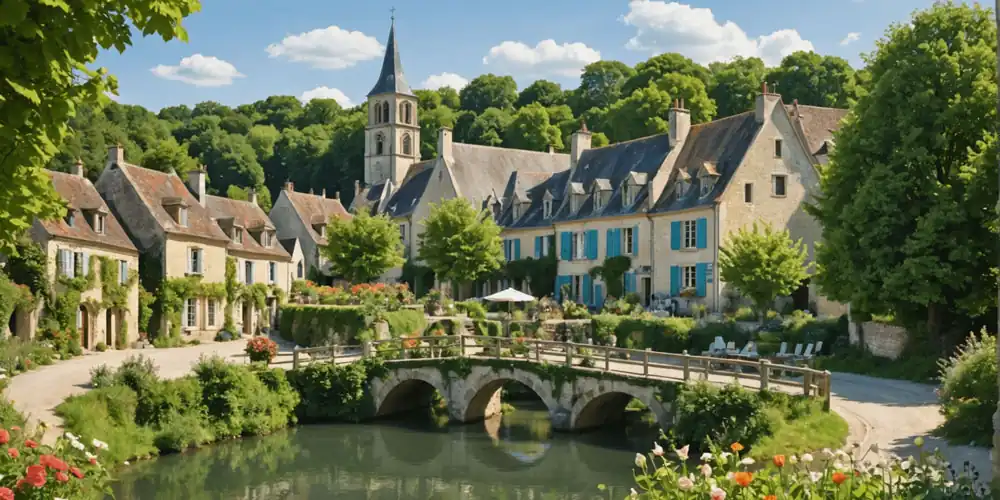The village of Auvers-sur-Oise, van Gogh's last stop