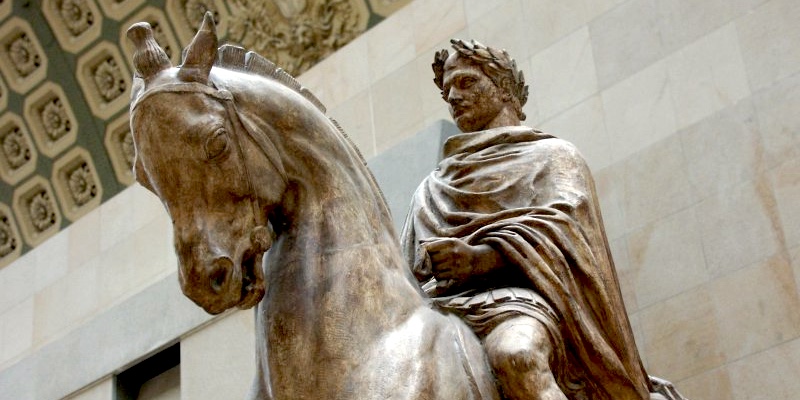 Barye, Napoleon I As a Roman Emperor, photo by Mary Ann Sullivan