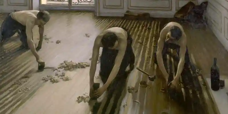 Caillebotte's Les Raboteurs de parquet
