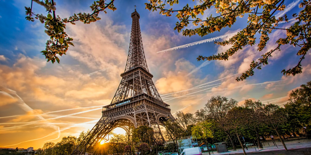 The Eiffel Tower creates its own skyline drama