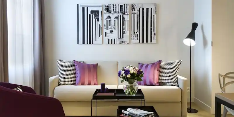 A family suite at the Citadines Apart'hotel Opera