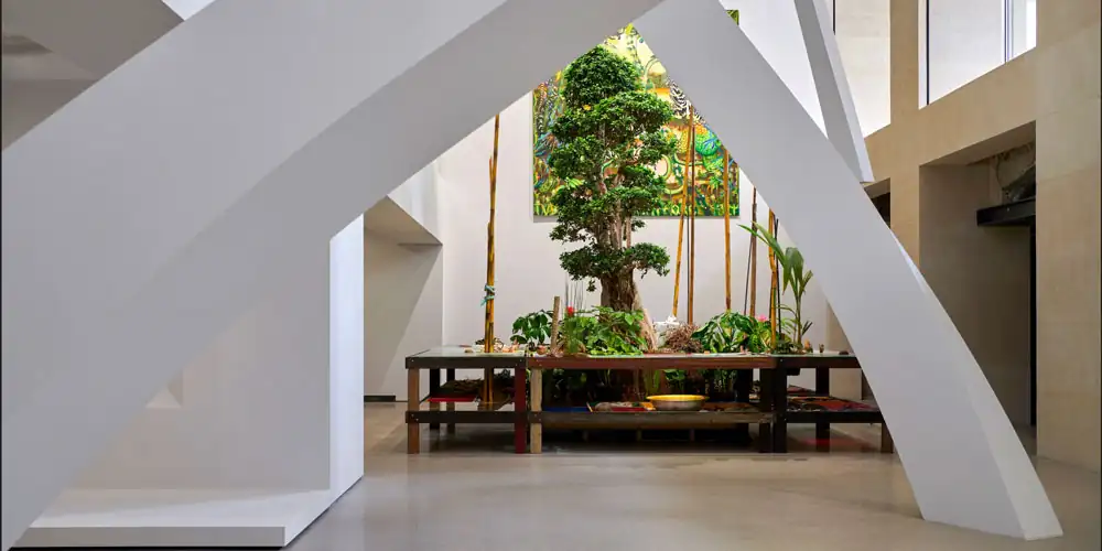 Interior of Fondation Cartier designed by Jean Nouvel