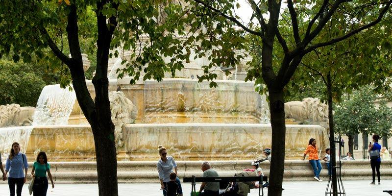 The Fountain on Place Saint-Sulpice, photo by Mark Craft