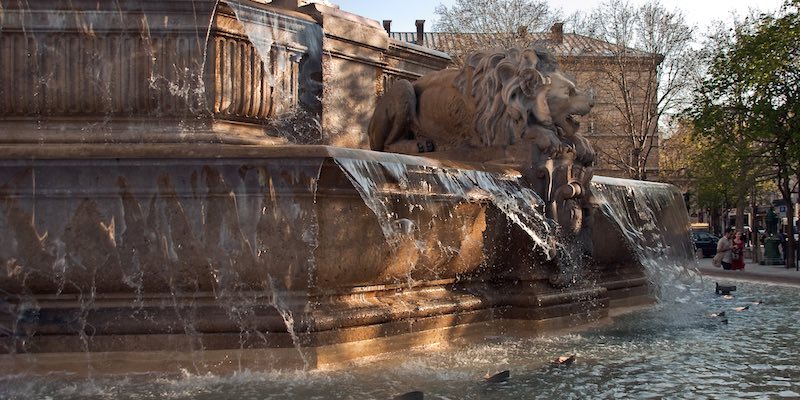 The Fountain on Place Saint-Sulpice, photo by Mark Craft