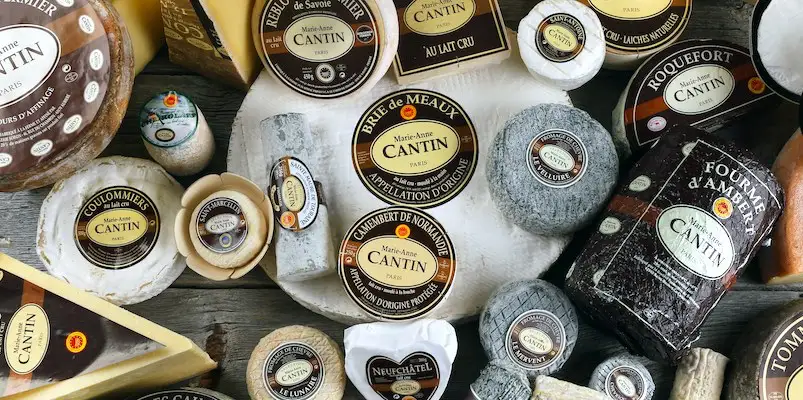 Cheese selected and sold by Cantin, photo Fromagerie Cantin