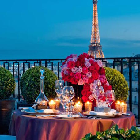 George V Hotel Eiffel Tower View