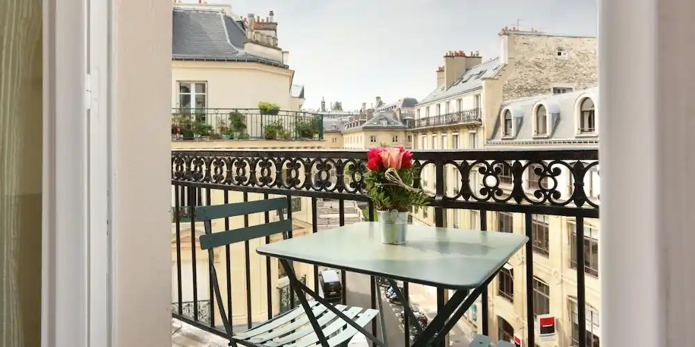 A balcony view at Hotel du College de France