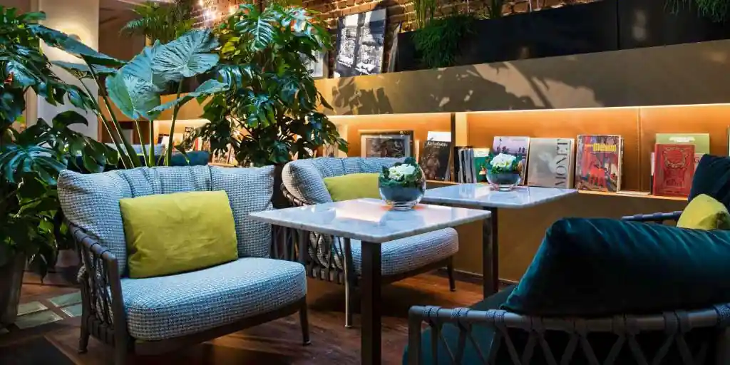 Take a break & rest your feet in the hotel's lounge