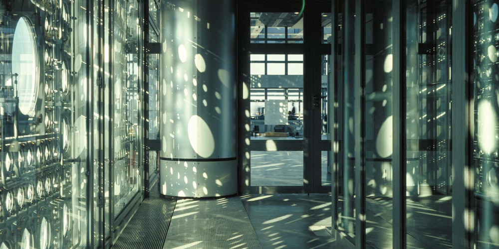 Interior light at Arab World Institute Paris, photo Atelier Jean Nouvel