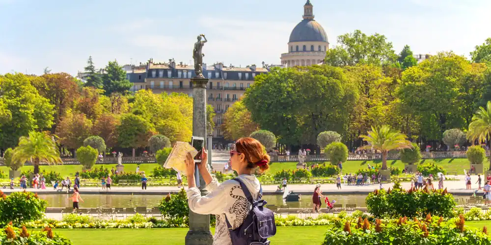 Jardin du Luxembourg, one of the great Paris attractions, photo by Mark Craft