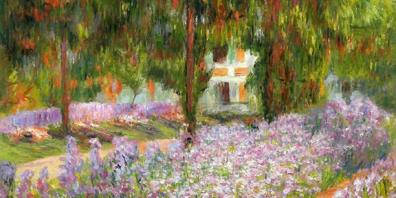 Claude Monet's impression of his garden