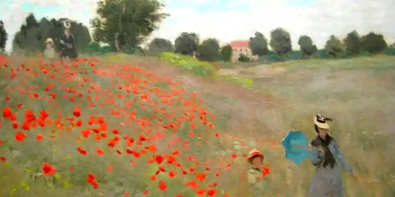 Monet Poppies (Coquelicots) Musee d'Orsay
