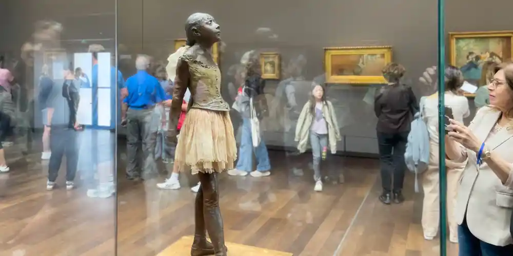 Little Dancer by Degas at the Musee d'Orsay in Paris