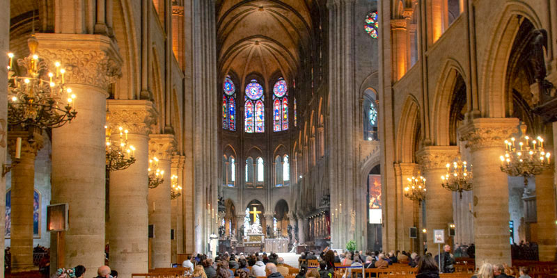 Notre Dame Interior, photo by Mark Craft