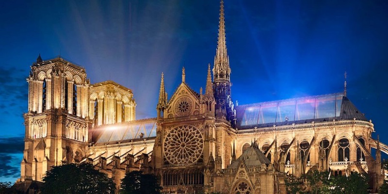 One of the fanciful proposals to replace the traditional roof with a light show