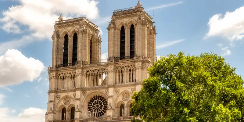 Notre Dame and its bell towers, photo by Mark Craft, 2017