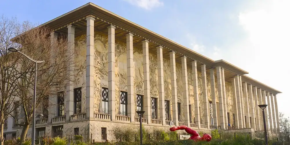 The esterior of the Immigration Museum Paris in the Art Deco Palais Dorée