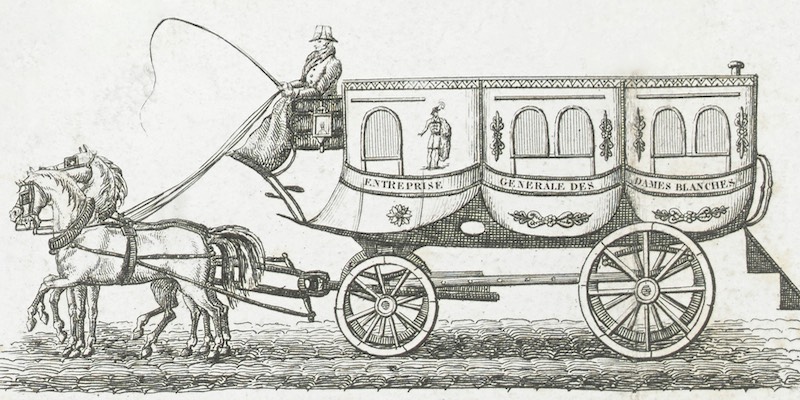 Fiacre, Carriage, Horse-Drawn, Paris