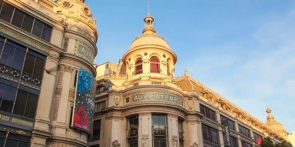 Printemps Haussmann department store in the 9th Arrondissement, Paris