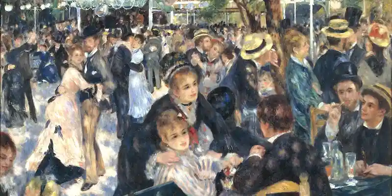 Renoir's painting, Bal du Moulin de la Galette