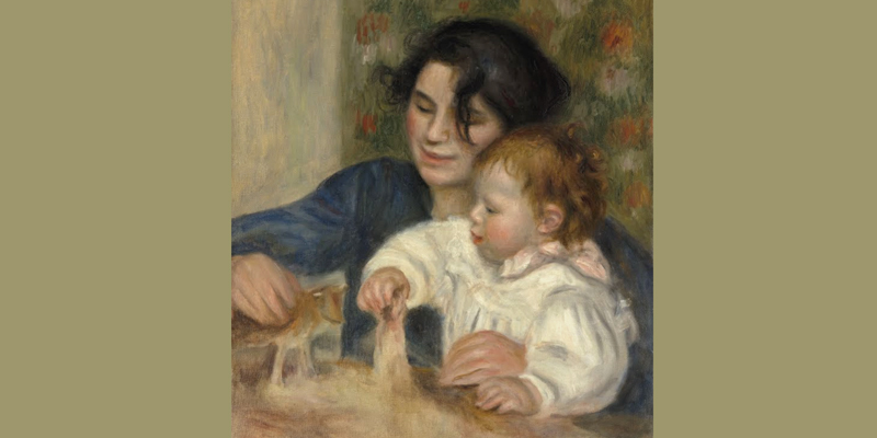 Gabrielle and the Artist's Son, Jean