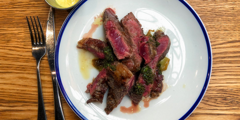 Argentinean-style Beef at La Gare, photo by Mark Craft