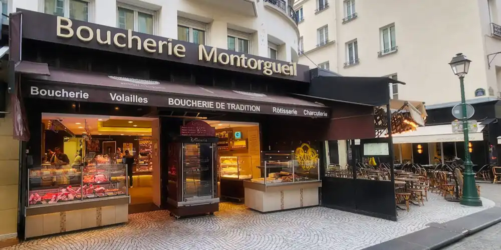 Boucherie Montorgueil, next to Poissonnerie Soguisa, photo by Matthew Chia