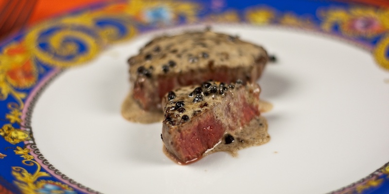 Steak au poivre