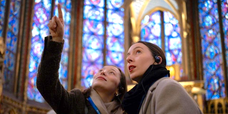 The magnificent stained glass of Sainte-Chapelle