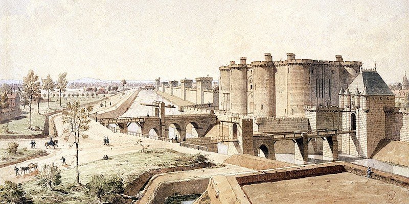Bastille fortress in 1420