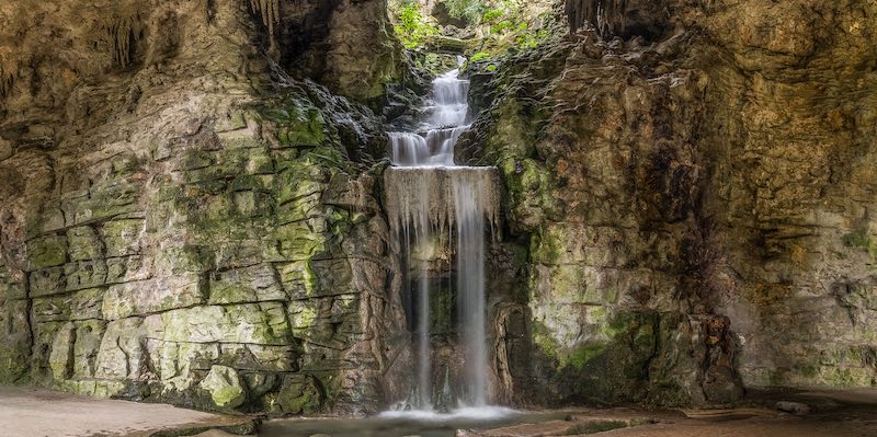 Waterfall in the Grotto