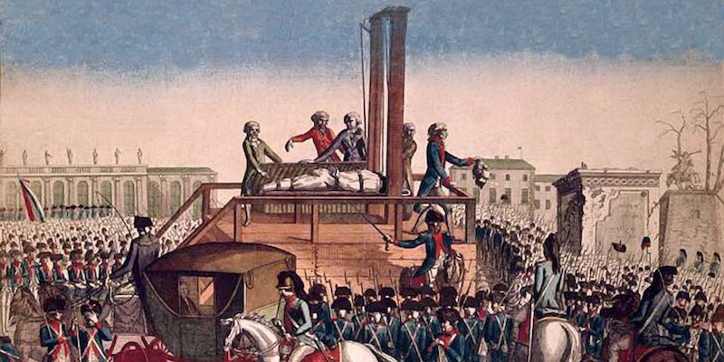 The execution of Louis XVI