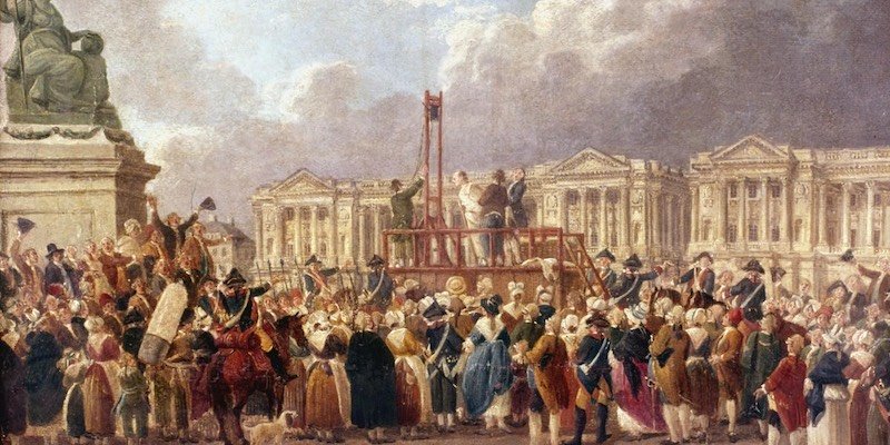 The Guillotine on Place de la Concorde