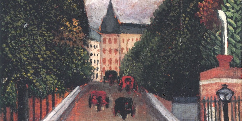 View from the Left of La Gare d'Austerlitz, Henri Rousseau