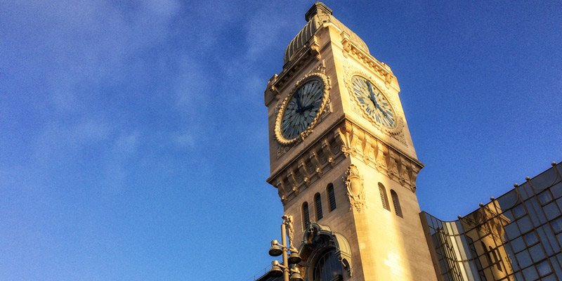 Gare de Lyon clock tower, photo by Mark Craft