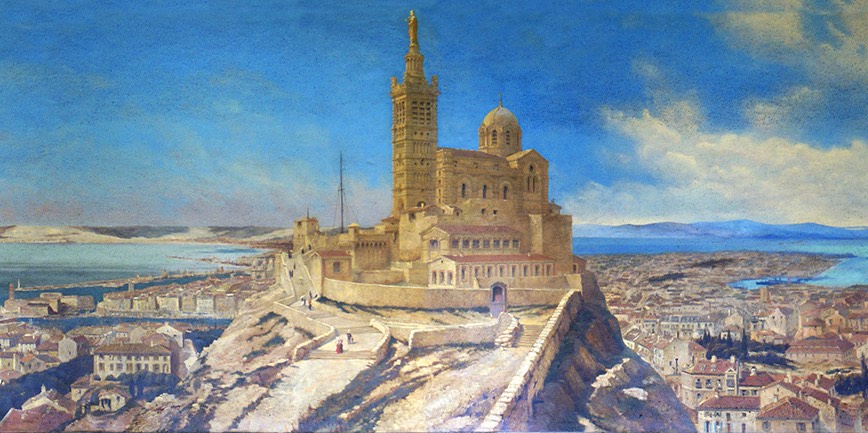 Galerie des Fresques, Marseille panel, Wikimedia