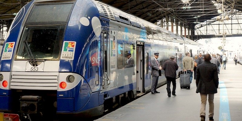 Gare Saint-Lazare Normandy train