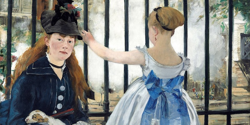 Le Chemin de Fer by Manet