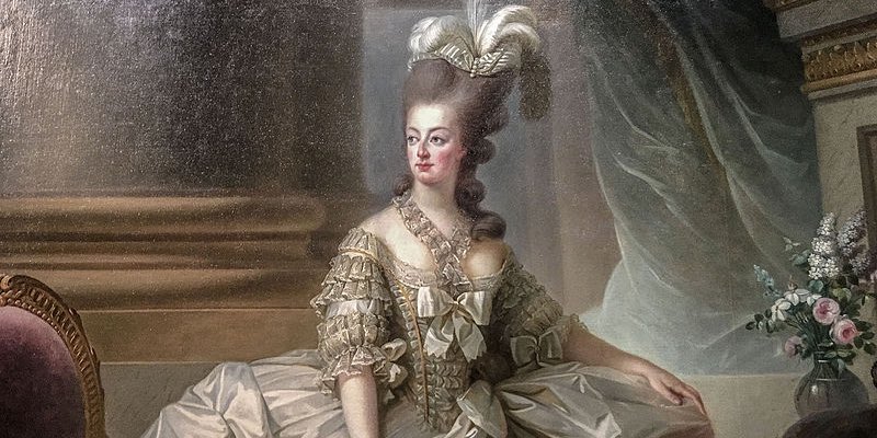 Marie Antoinette in 1778, by Elisabeth Vigee Le Brun